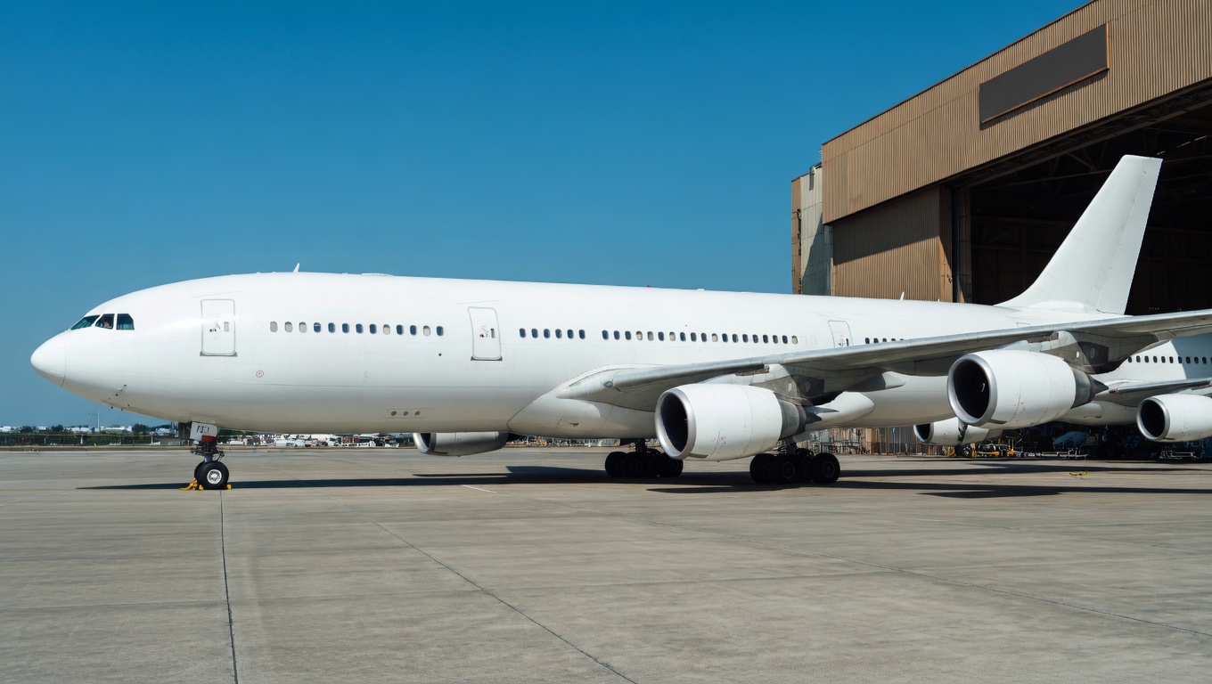 Business jet at an airport at dusk — contact the advisory team